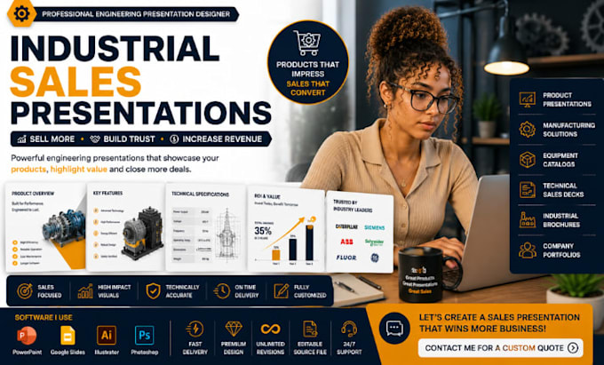 design engineering presentation, technical powerpoint, industrial proposal