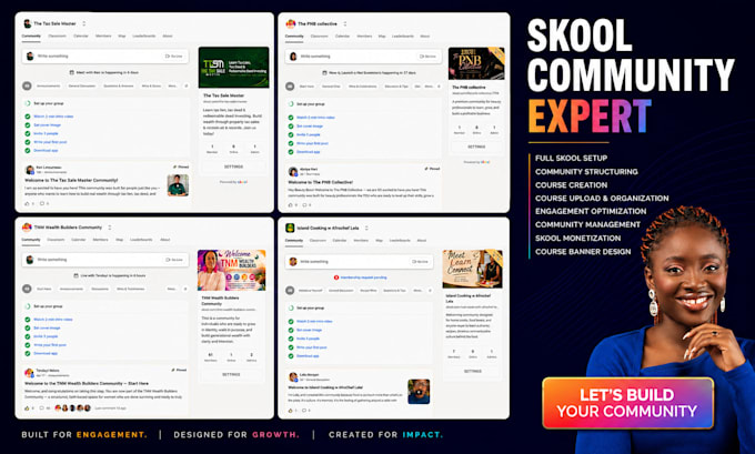 setup skool online community skool course creation skool community manager skool