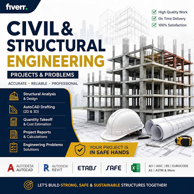 do civil and structural engineering design and projects