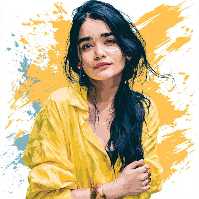 draw high quality vector portraits