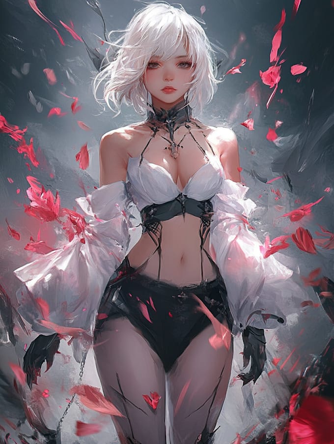 design visual novel anime character