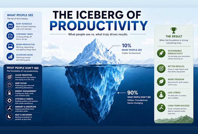 design a clean, modern infographic that simplifies your data