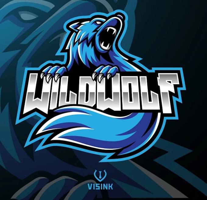 do make an modern custom wolf logo