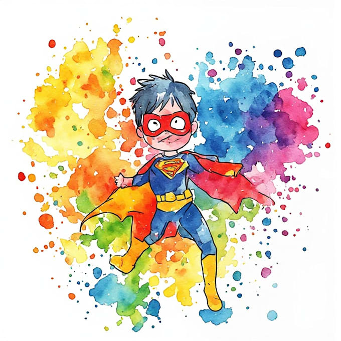 make yourself, your kids or your friends into super hero