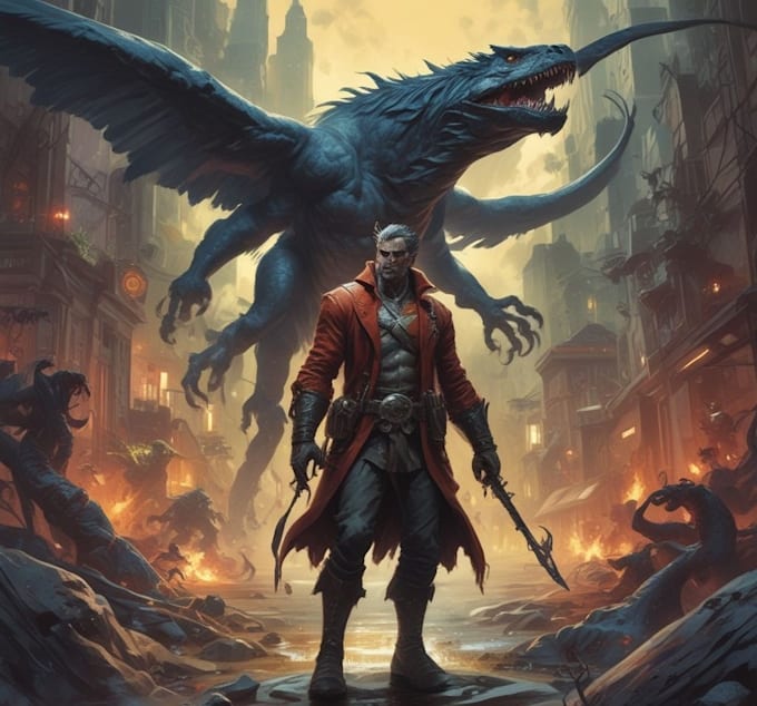 comic book illustration, graphic novel design and variant
