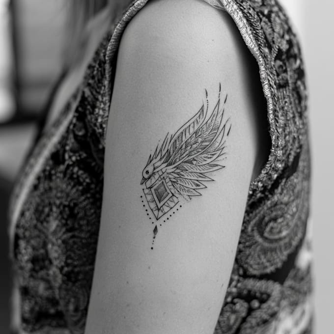 design fine line tattoo artwork