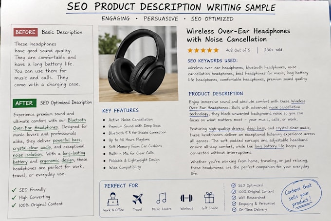 write SEO product descriptions that boost sales