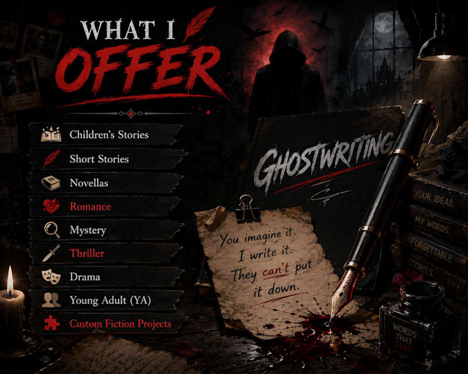 do ghostwriting for you