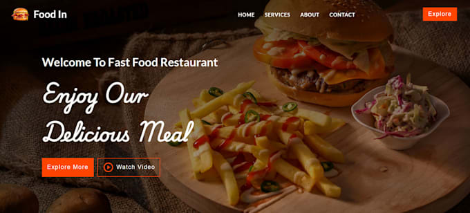 create websites using fronted development