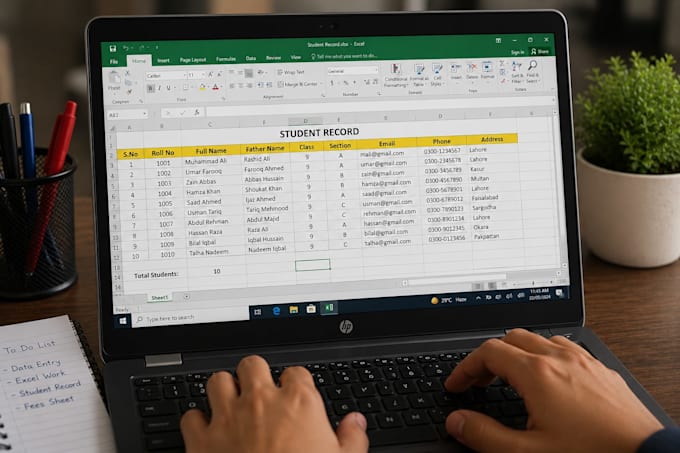 do accurate data entry and typin work