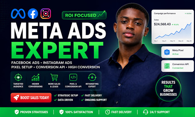 setup meta ads facebook ads instagram ads with pixel and conversion API