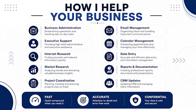 be your executive virtual assistant for business operations