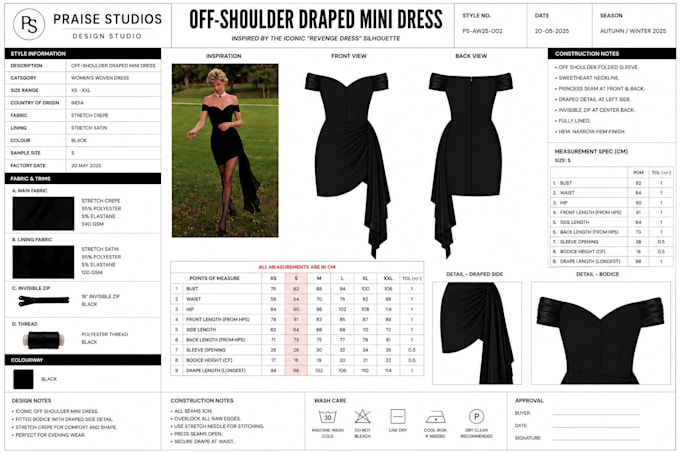 create factory ready fashion techpack technical flat sketch cad for activewear