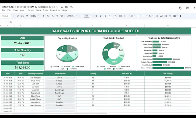 design editable excel or google sheet invoice tracker planner inventory template