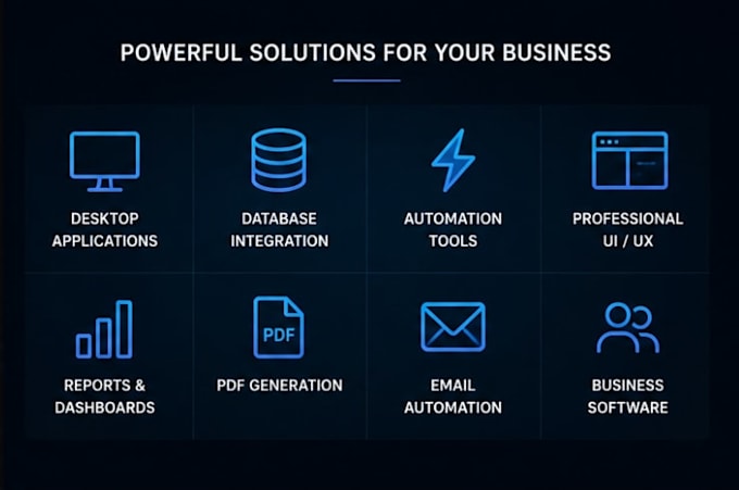 develop a custom desktop software app for your business