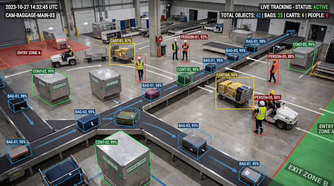 develop ai based multi object tracking for video and cctv for video footage