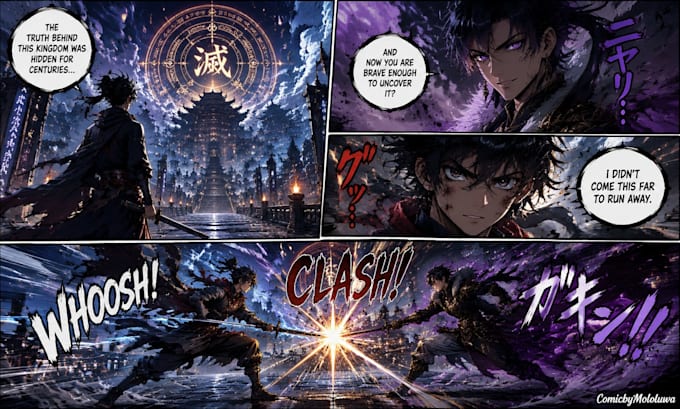 create comic lettering manga text speech bubbles and comic editing