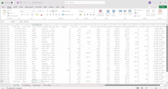 create excel pivot tables, pivot charts, and interactive slicers