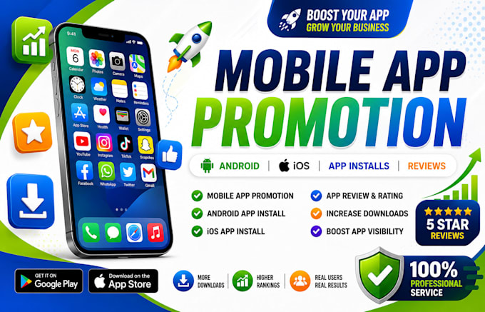 do mobile app promotion app install android ios app review website and app ads