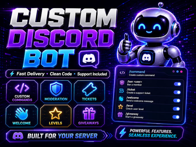build a custom discord bot dashboard and web control panel