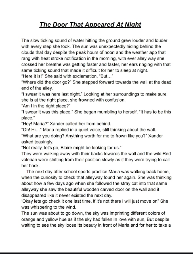 write engaging stories and creative writing pieces