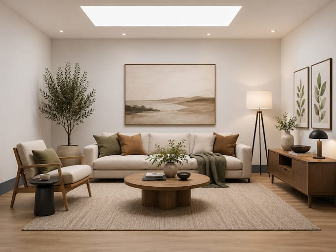 professionally virtually stage empty rooms with luxury interior design