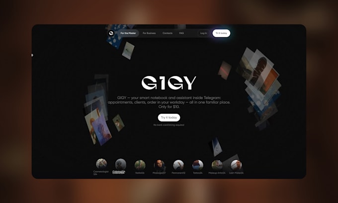 design and develop your website in framer