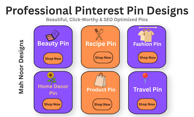 design professional pinterest pins