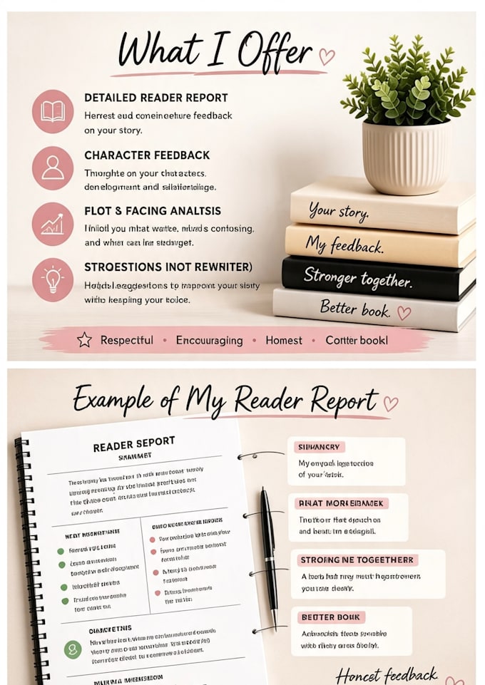 be your beta reader and provide honest feedback
