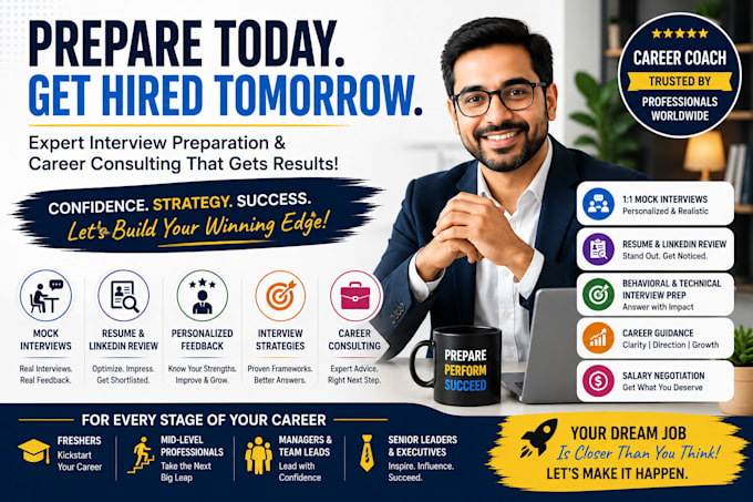 provide mock interviews and career consulting for hiring