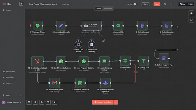 build ai agents and n8n automation workflows