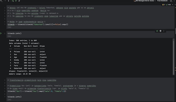 clean and prepare your dataset using python