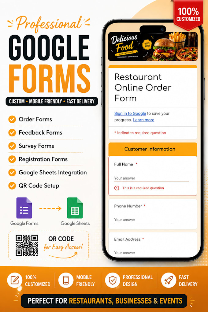 create a professional google form