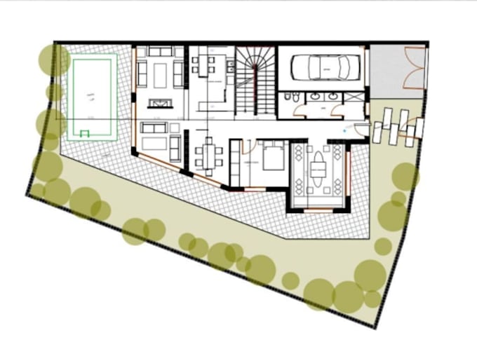 draft professional 2d architectural plans and facades