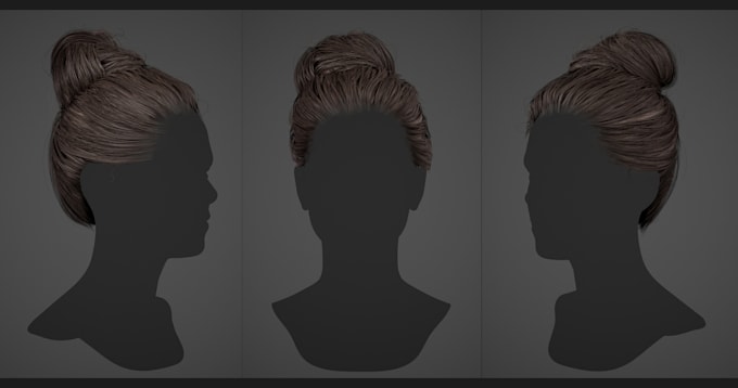 create aaa game ready 3d hair cards for characters