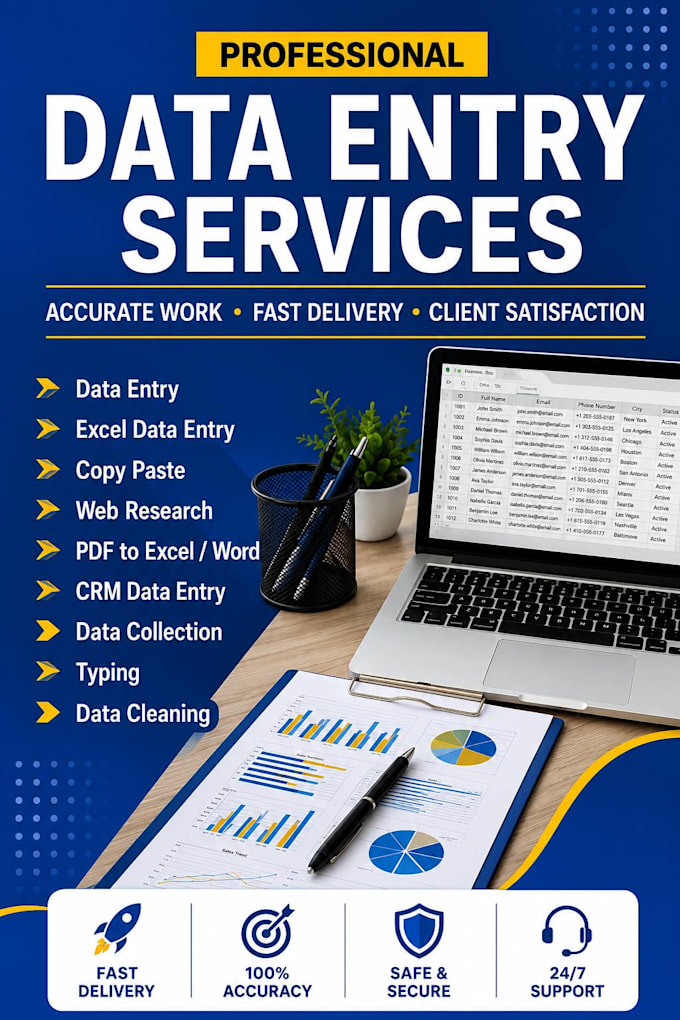 do fast data entry in 24hours