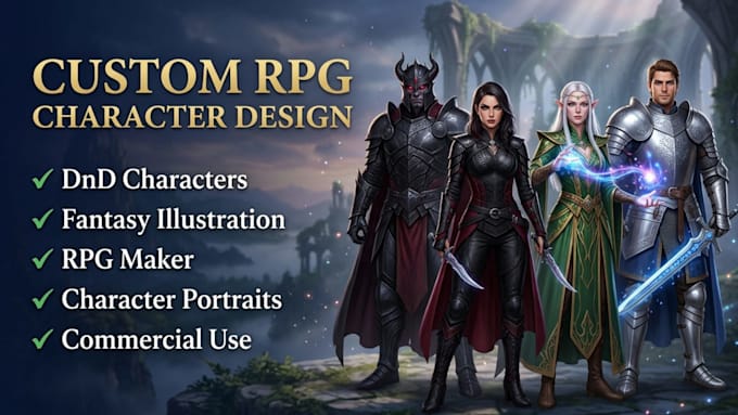 create rpg character faceset and busts