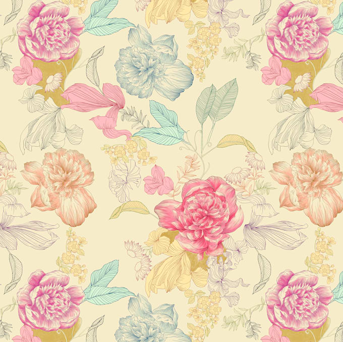 make a digital design for textile print