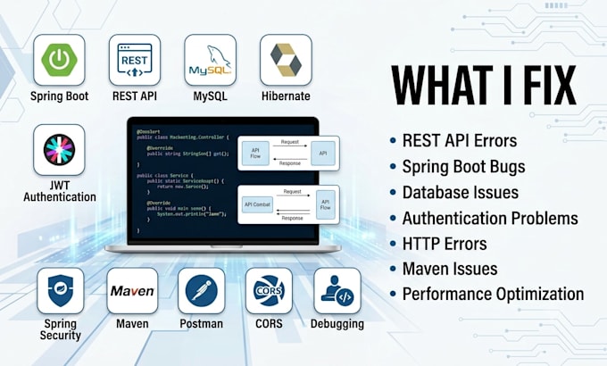 fix java spring boot bugs