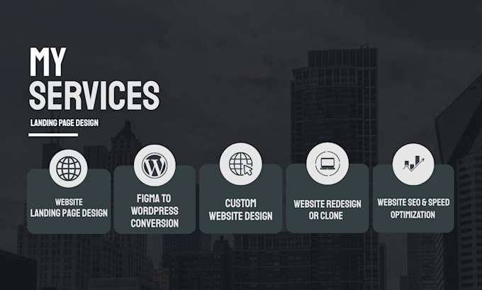 create responsive landing pages, websites and figma to wordpress