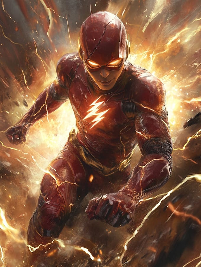 create top quality super hero character