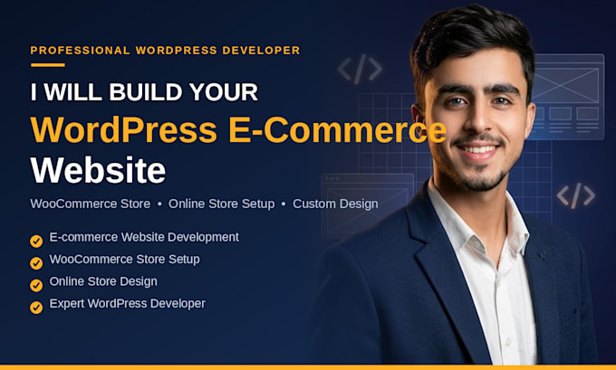 create wordpress ecommerce website for your online store