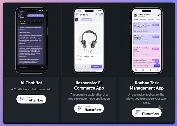 build flutterflow app, flutter flow and be flutterflow mobile app developer