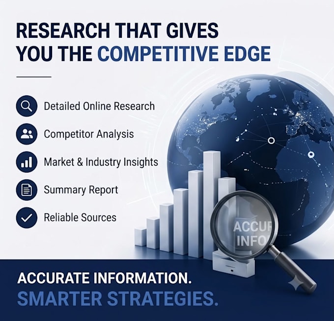 professional market research and competitor analysis