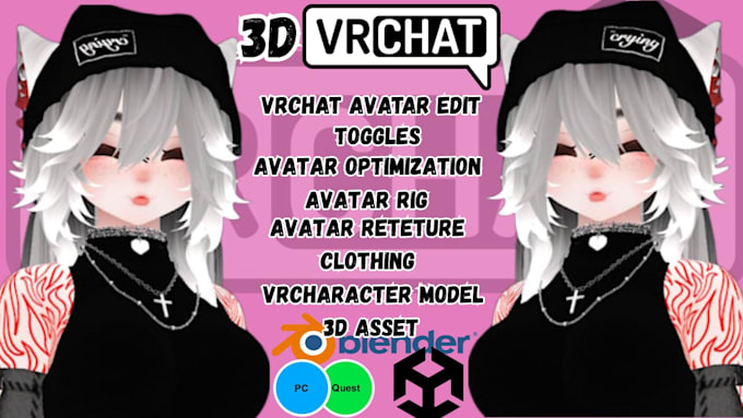 do vrchat avatar edit, vr character, add toggles texturing, expression, gogoloco