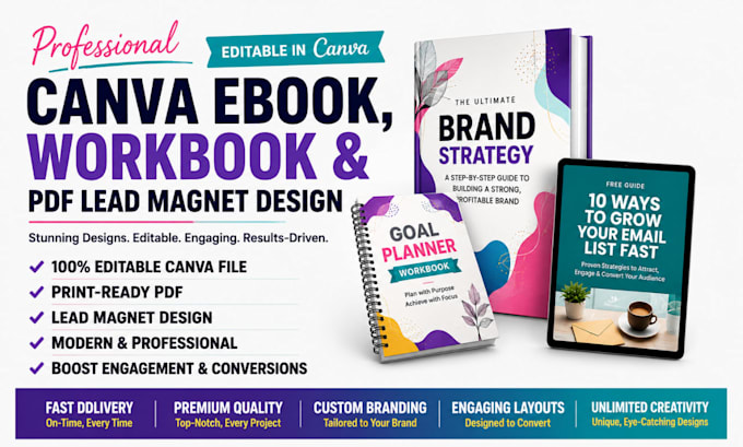 design canva ebook workbook PDF lead magnet canva ebook