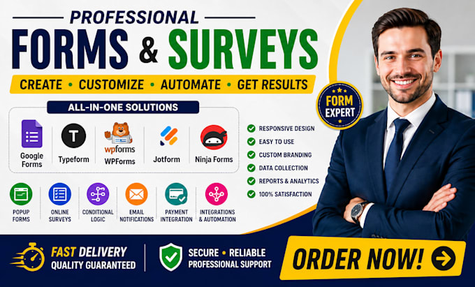 google forms popup typeform zapier integration jotform ninja forms online survey