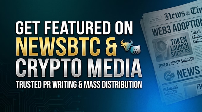 do crypto press release writing and distribution on newsbtc, web3 platforms