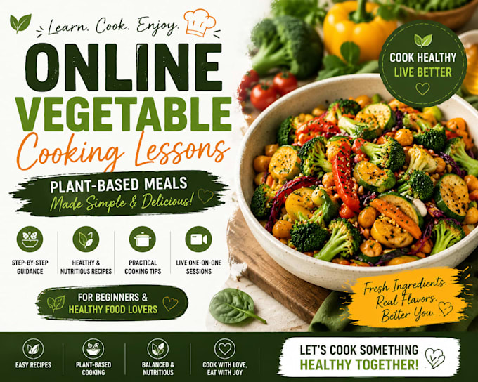 teach you healthy vegetable cooking