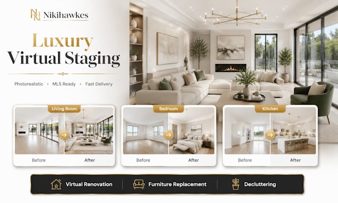do photorealistic virtual staging and virtual renovation